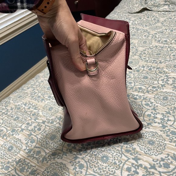 Burgundy and Pink Kate Spade Bag - Picture 4 of 16